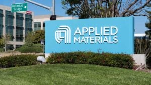 Applied Materials (AMAT) company sign outside office