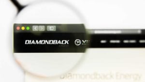 Diamondback Energy (FANG) logo on its website to represent oil stocks. FANG stock
