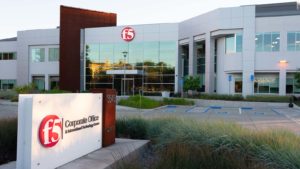The front of the F5 Networks (FFIV) office in Silicon Valley, California.