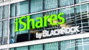 iShares by Blackrock sign