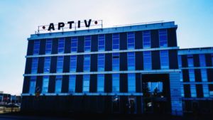 An Aptiv (APTV) office building in Poland.