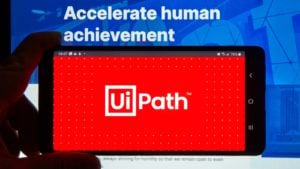 The UiPath (PATH) app is displayed on a smartphone screen.