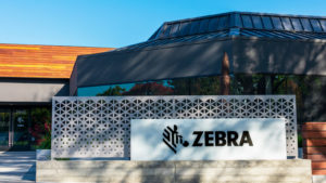 A photo of the sign for Zebra Technologies (ZBRA) outside of a building.