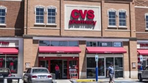 the exterior of a CVS pharmacy store