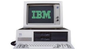 The IBM 5160 is a version of the IBM PC with a built-in hard drive. Released on March 8, 1983. The 5100 series are knowns as one of the first home computers.