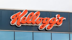 Kellogg's sign on their Canada's head office building in Mississauga