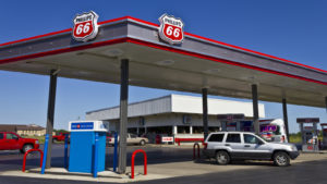 Phillips 66 gas station in the daytime