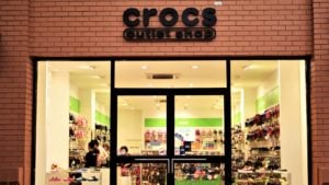 The front of a Crocs (CROX) store in Chiang Mai, Thailand.