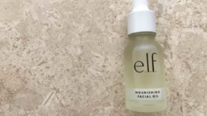 an elf branded beauty product on a stone counter