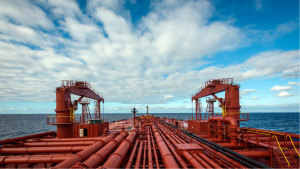 On board on a suezmax tanker, NAT operates tankers like this one