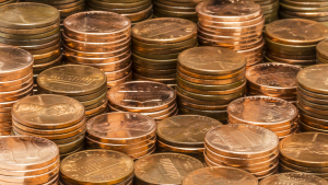 Stacks of pennies representing penny stocks. Nano-Cap Penny Stocks