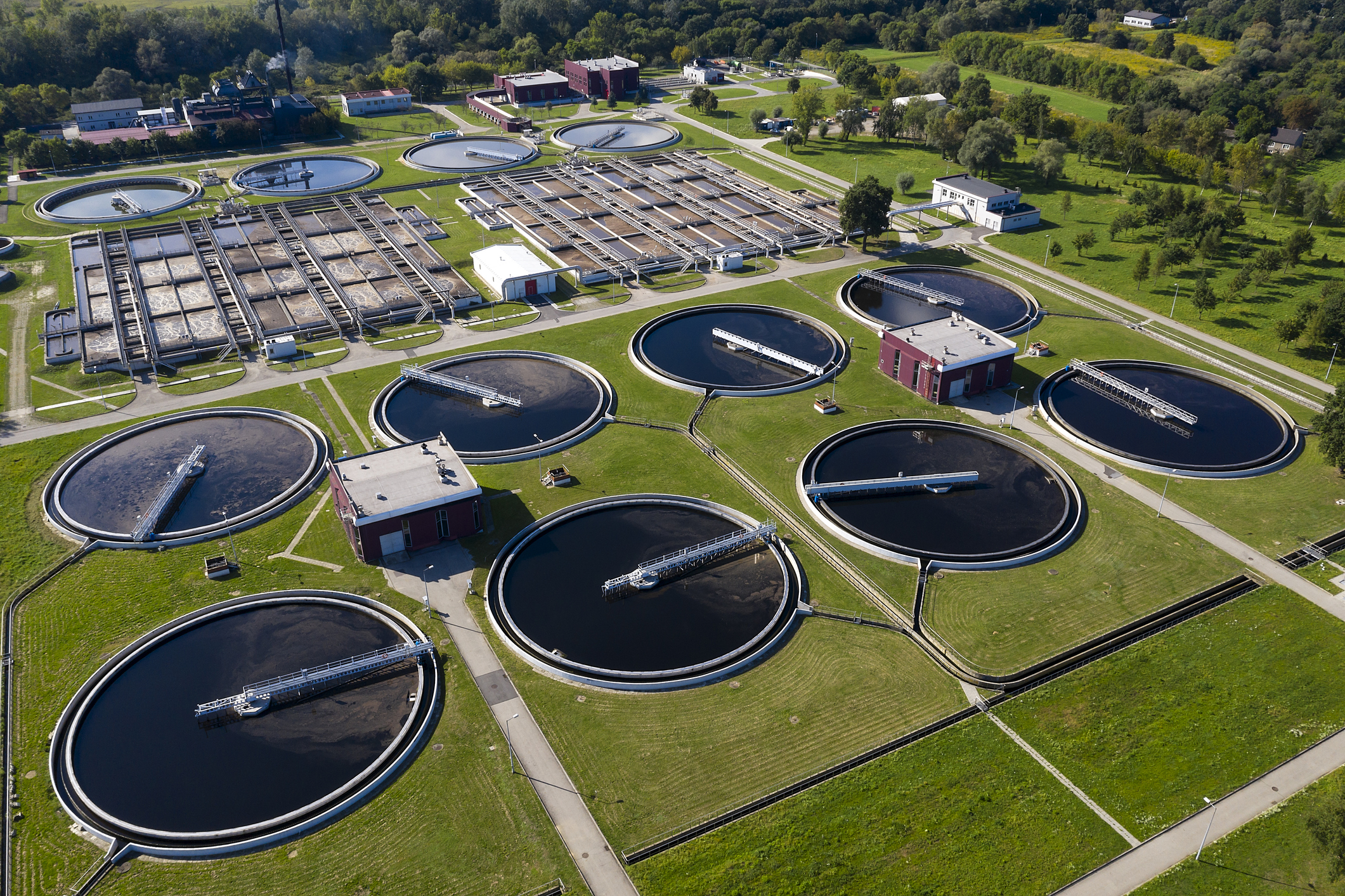 A water treatment works 