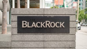 A BlackRock (BLK) sign out front of a BlackRock office in San Francisco, California. Growth Stocks