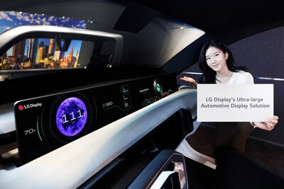 LG Display Begins Mass Production of Ultra-large Automotive Display Solutions