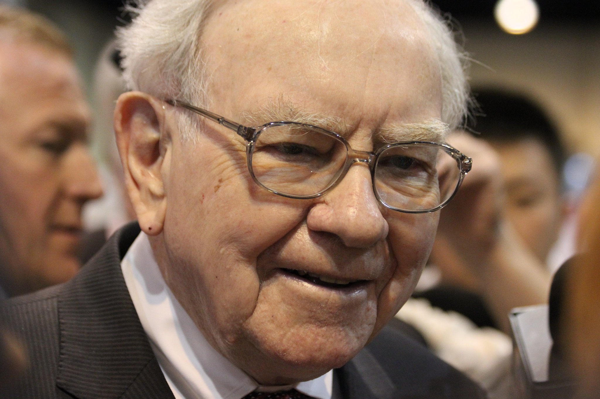 Warren Buffett at a conference